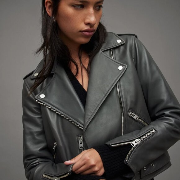 All Saints Balfern Biker Jacket - new with tags - Picture 4 of 4